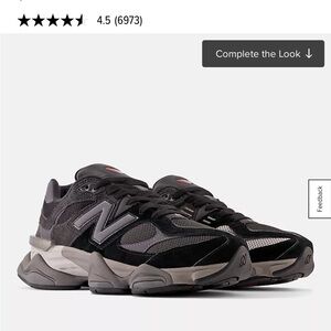New Balance 9060 Black and Gray